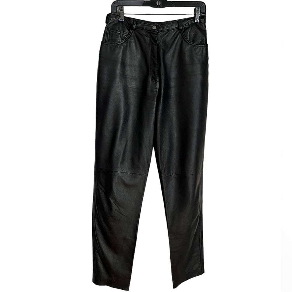VINTAGE HIGH WAISTED LEATHER PANTS
